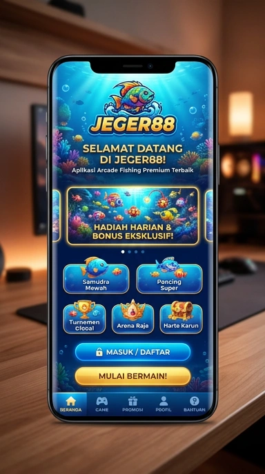 Screenshot proses unduh aplikasi di jeger88.