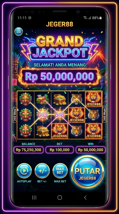 Menu kategori aplikasi di platform jeger88.